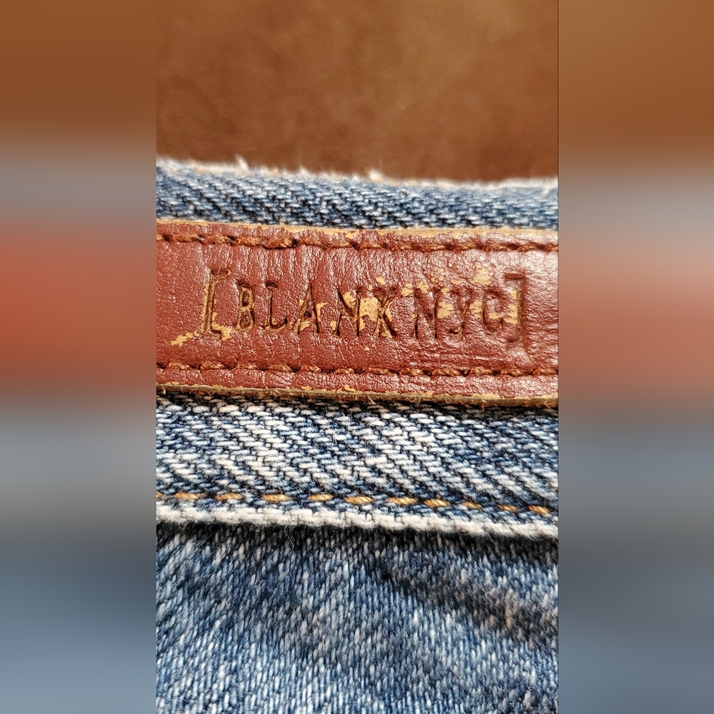 Blank NYC Women's Denim Skirt, size 28 - Picture 3 of 5